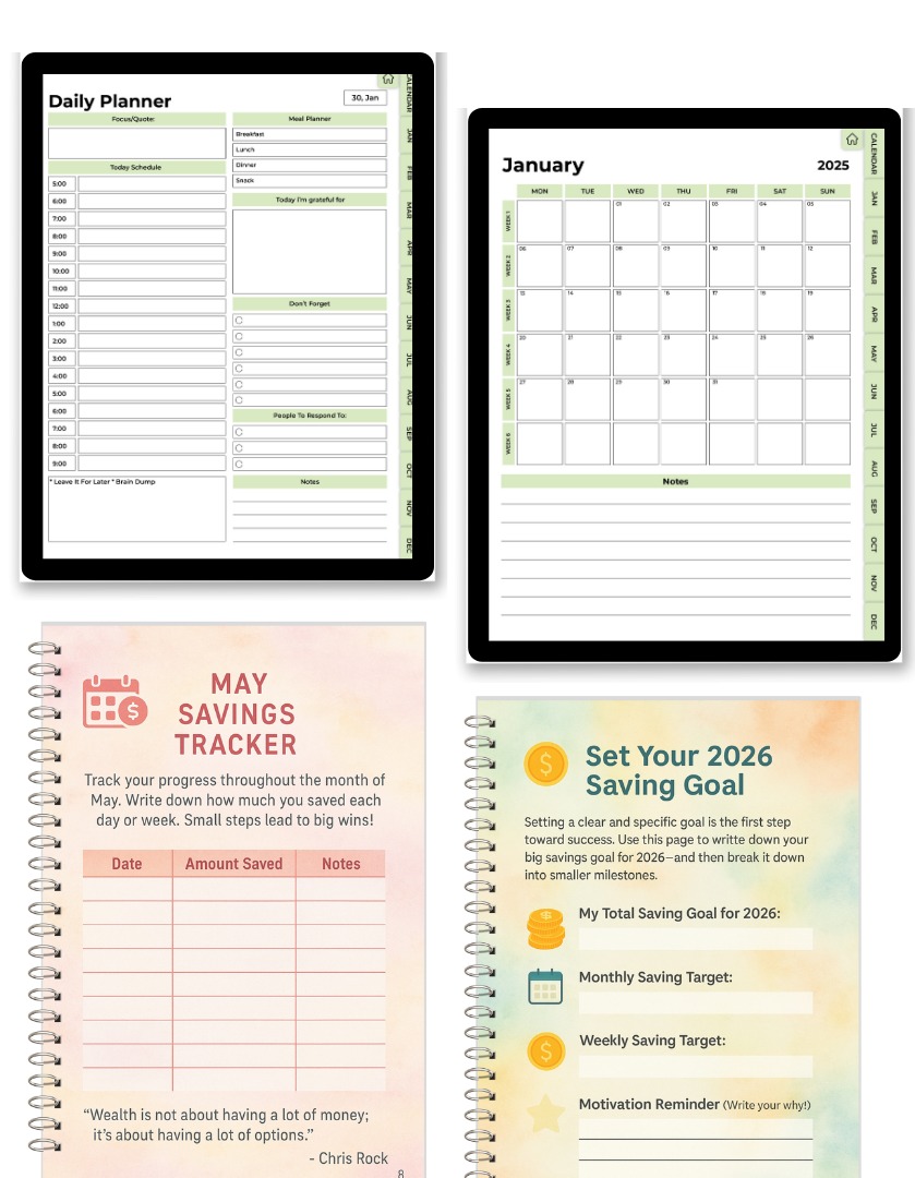 ADHD-Friendly Digital Planner – Science-Backed & Created by Someone with ADHD | For iPad, Goodnotes, and Android | Includes Self-Care & Habit Tracking